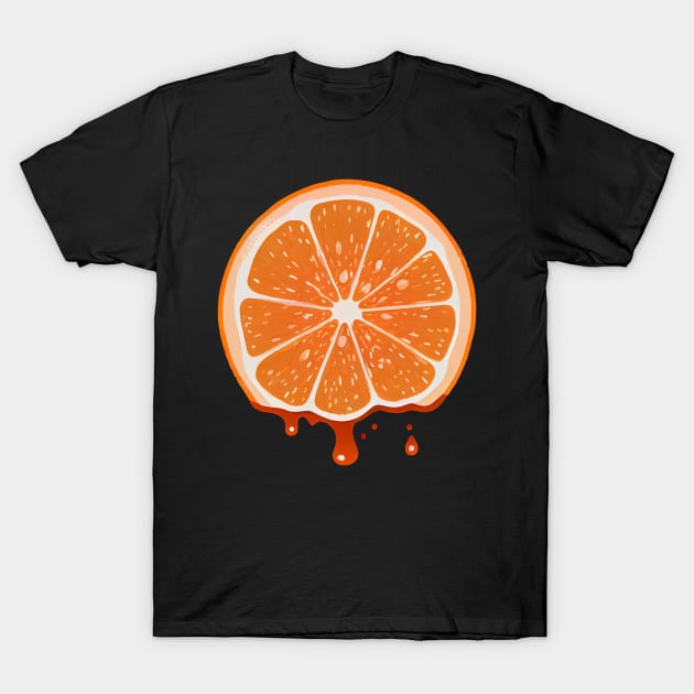 orange Slice fruit T-Shirt by Pixy Official